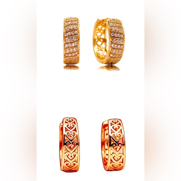 Grathia Cero Jewelry - Oval Hoop Reversible Earrings